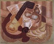 Juan Gris Single small round table oil painting